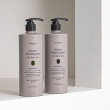 Load image into Gallery viewer, Biotin Shampoo for Hair Loss - Green Breeze (2 sizes)
