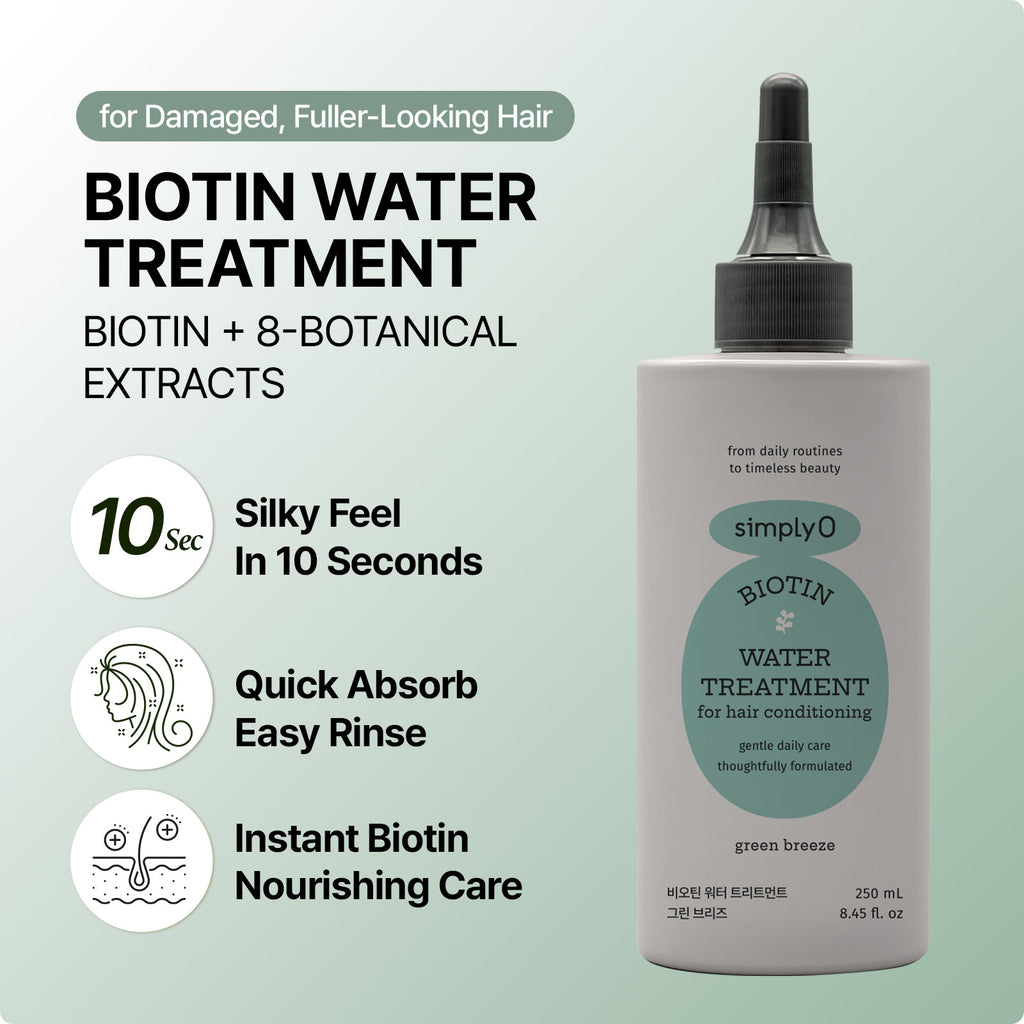Biotin Water Treatment for Smooth, Hydrated Hair Care | SimplyO