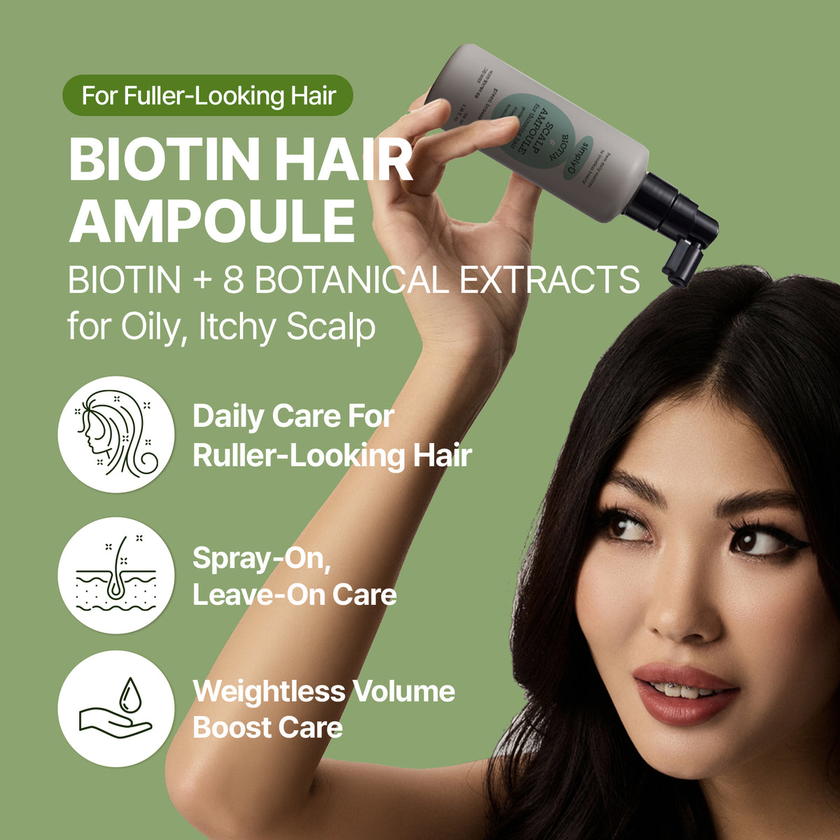 Biotin Scalp Ampoule for Hair Loss | SimplyO