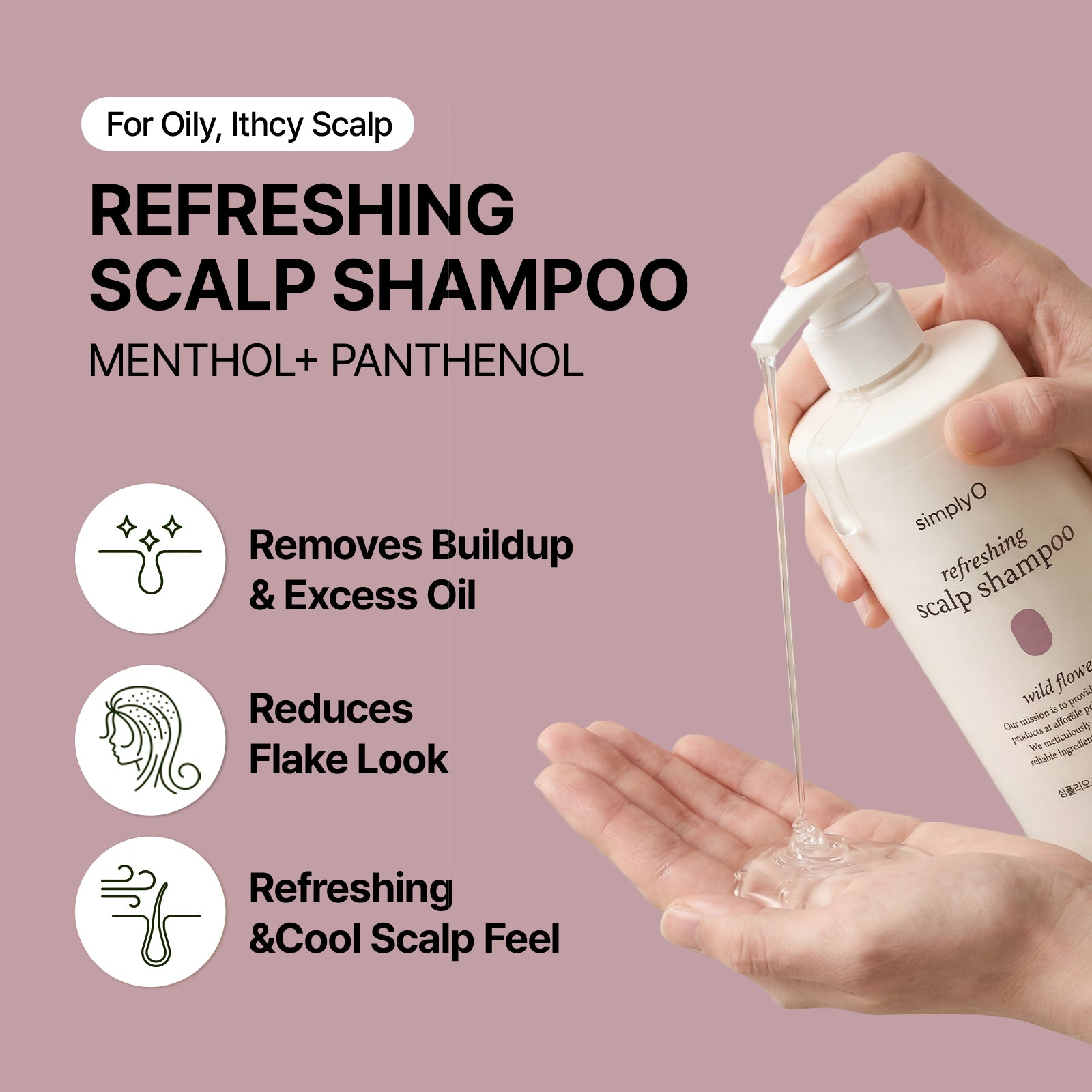simplyO Refreshing Scalp Shampoo