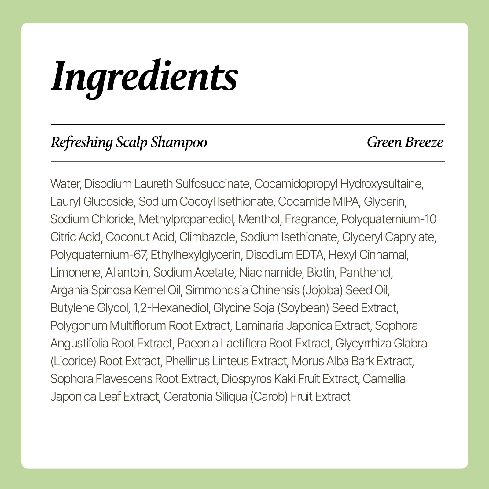 Refreshing Scalp Shampoo