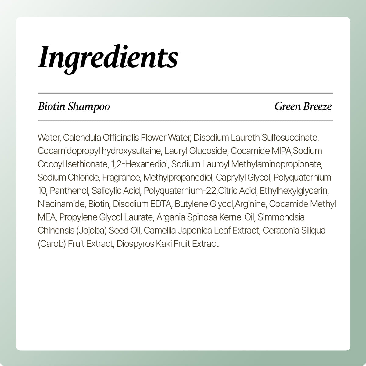 Biotin Shampoo for Hair Loss | SimplyO