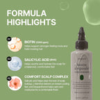 Formula highlights of Biotin Scalp Ampoule for Hair Loss with biotin 1000 ppm and salicylic acid